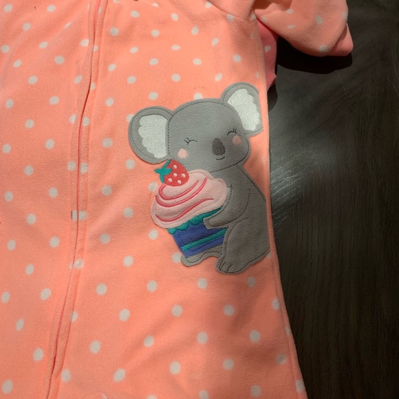 3 Carter’s Snug Fit Cotton Footie PJs - Picture 4 of 4